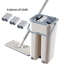Load image into Gallery viewer, Flat Magic Cleaning Mops Free Hand Mop Shipping Floors Squeeze Flat Mop with Water Home Kitchen Floor Cleaner with Bucket Drop
